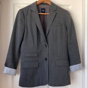 Women’s size 6 Gap business suit jacket in charcoal grey